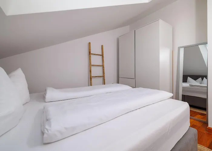 Dachgeschoss Mit Meerblick, Privatparkplatz Und Waschmaschine 아파트 *