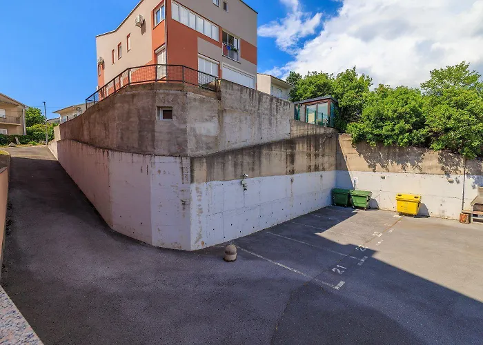 Dachgeschoss Mit Meerblick, Privatparkplatz Und Waschmaschine 아파트